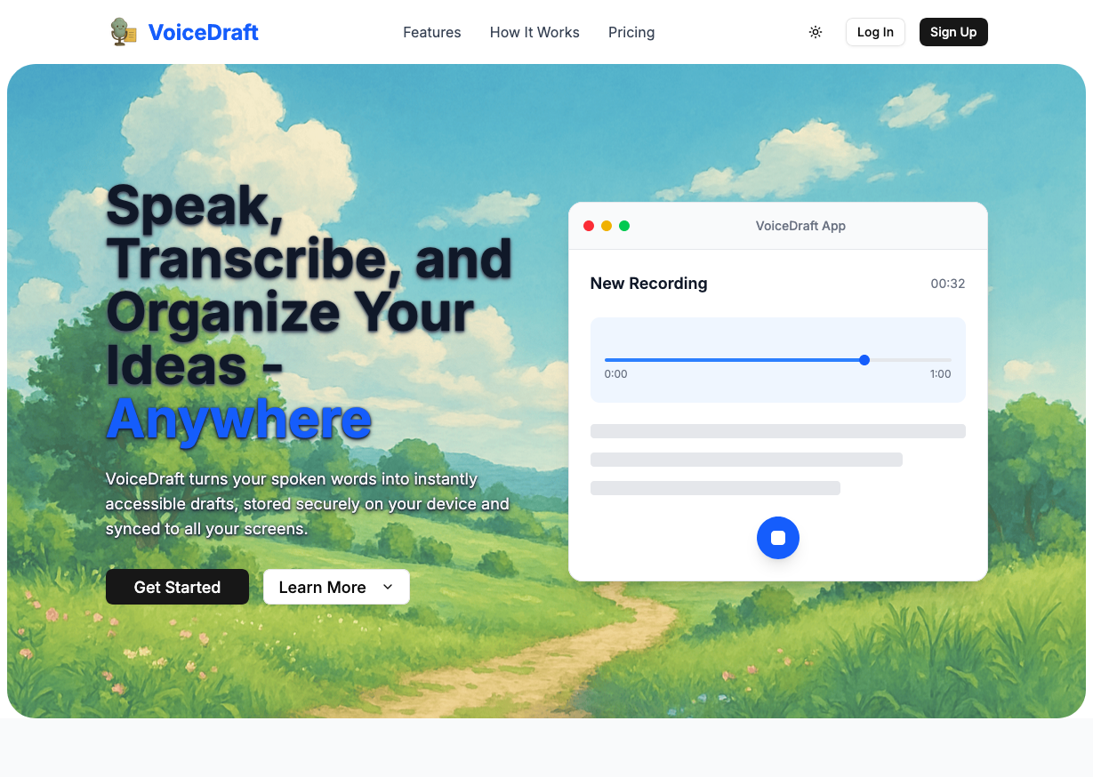 A image for the recent blog post: Speak your thoughts. We’ll turn them into something useful